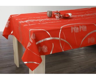 Nappes Anti-Tâches STRASS Rouge 150*240 