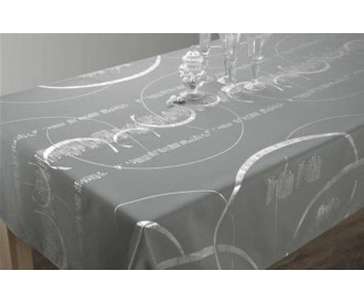 Nappes Anti-Tâches Strass Gris clair 150*240 